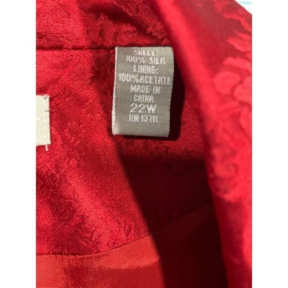 Kate Hill Red Blouse - Picture 7 of 9